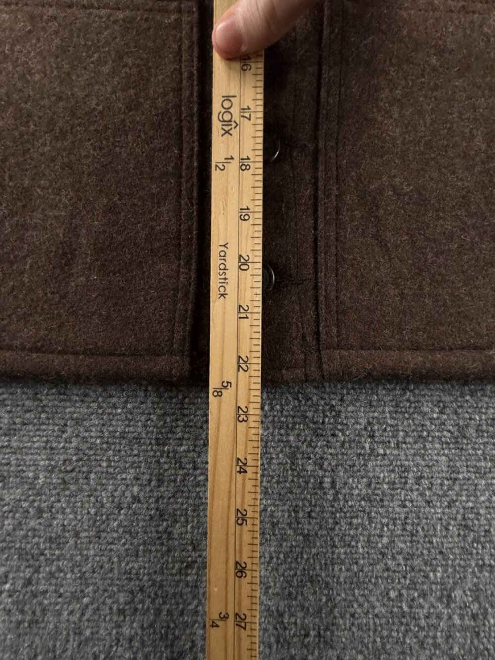 CC Filson Mackinaw Virgin Wool Vest Brown Size 40 Style 20 Pockets Sleeveless - Picture 6 of 15
